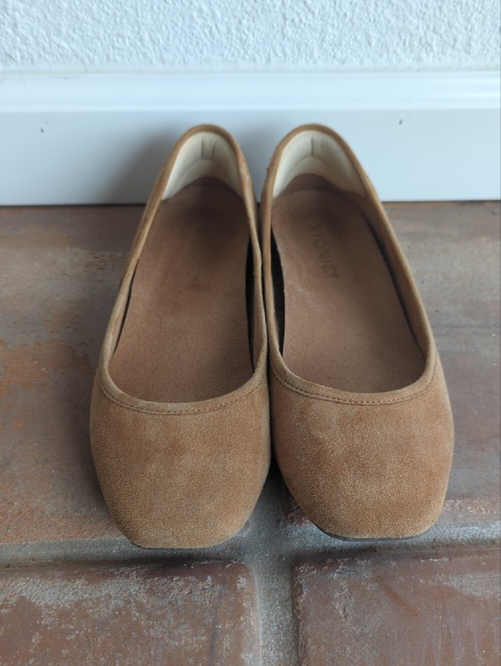 Vionic Orinda Suede Women's Ballet Flats 8.5 Medium